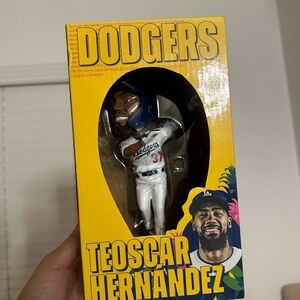 Dodgers Teoscar Hernández Bobblehead - Blue and White